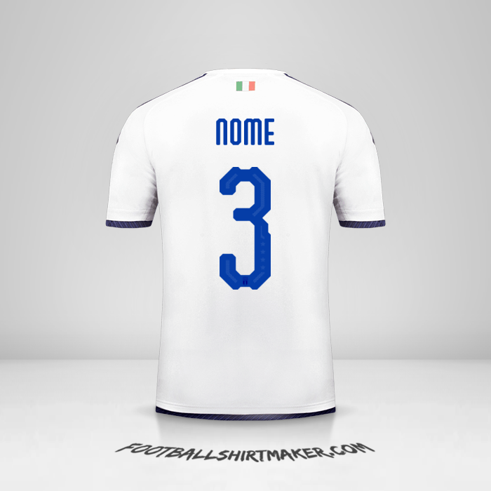 Camisa Itália 2018 Alternativa -  nome - 3