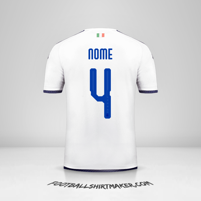 Camisa Itália 2018 Alternativa -  nome - 4