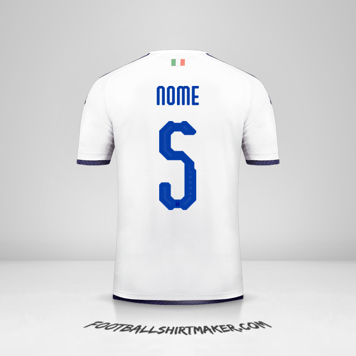 Maglia Italia 2018 Seconda -  nome - 5