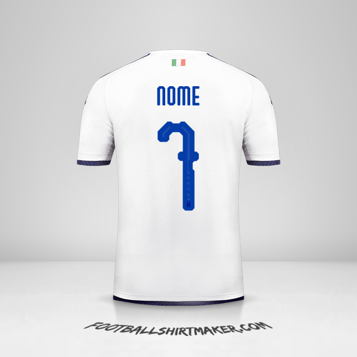 Camisa Itália 2018 Alternativa -  nome - 7