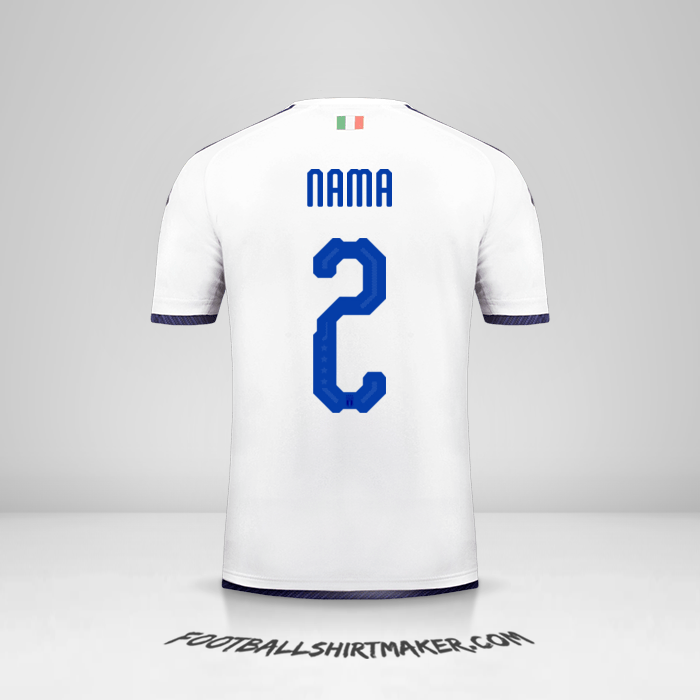 Jersey Italia 2018 Alternatif -  nama - 2