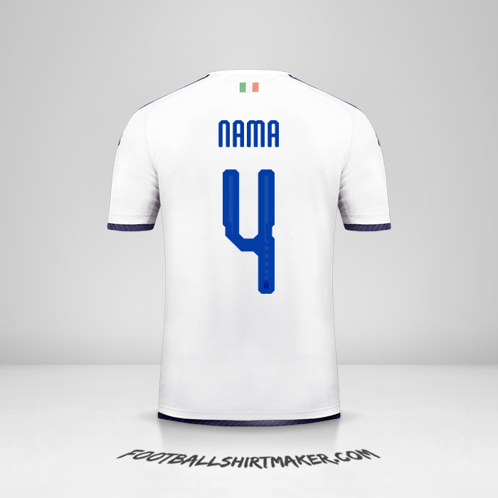 Jersey Italia 2018 Alternatif -  nama - 4