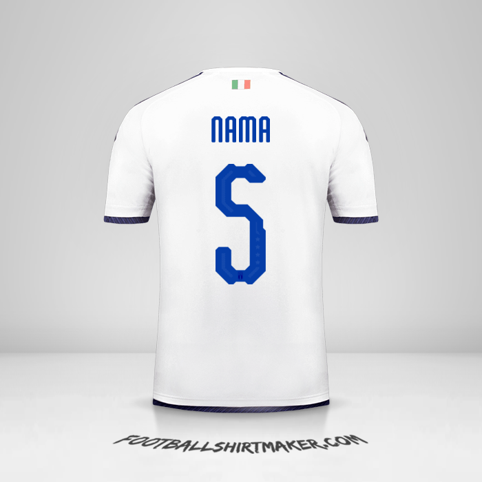 Jersey Italia 2018 Alternatif -  nama - 5