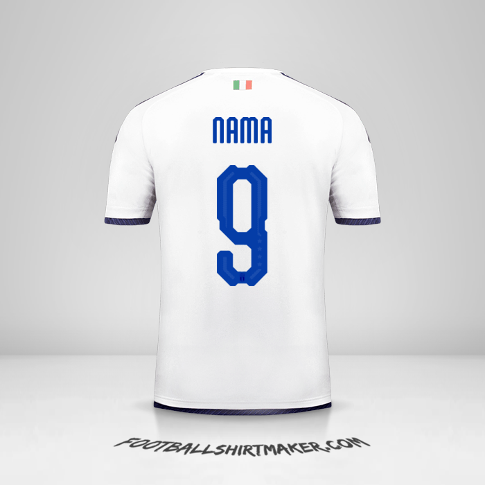 Jersey Italia 2018 Alternatif -  nama - 9