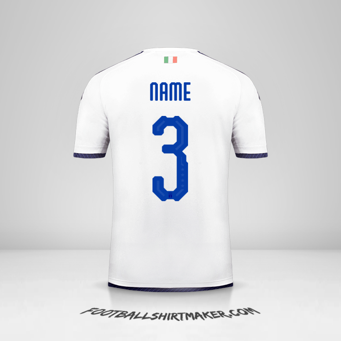 Shirt Italy 2018 Away -  name - 3