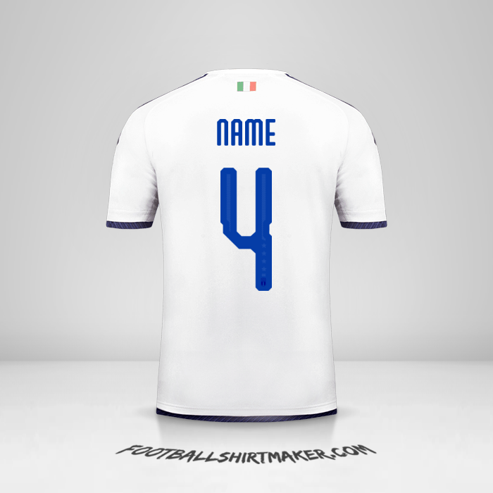 Shirt Italy 2018 Away -  name - 4