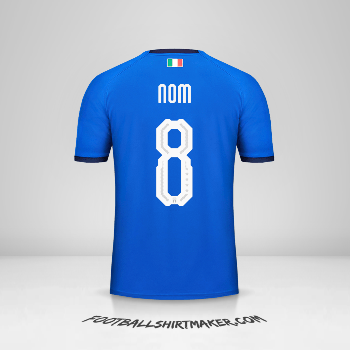 Maillot Italie 2018 -  nom - 8