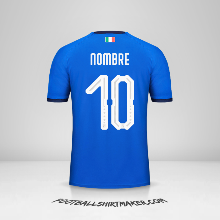 Jersey Italia 2018 -  nombre - 10