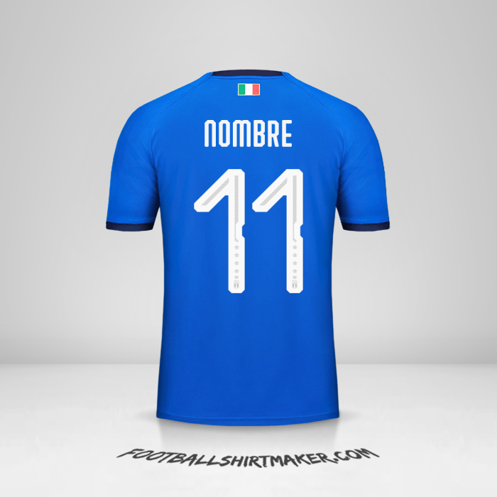 Jersey Italia 2018 -  nombre - 11