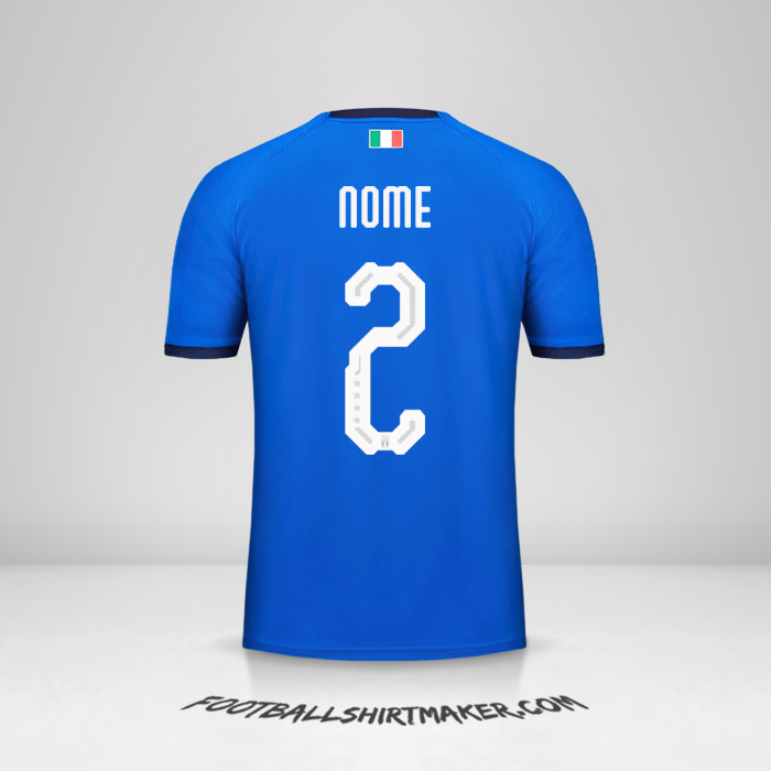 Maglia Italia 2018 -  nome - 2