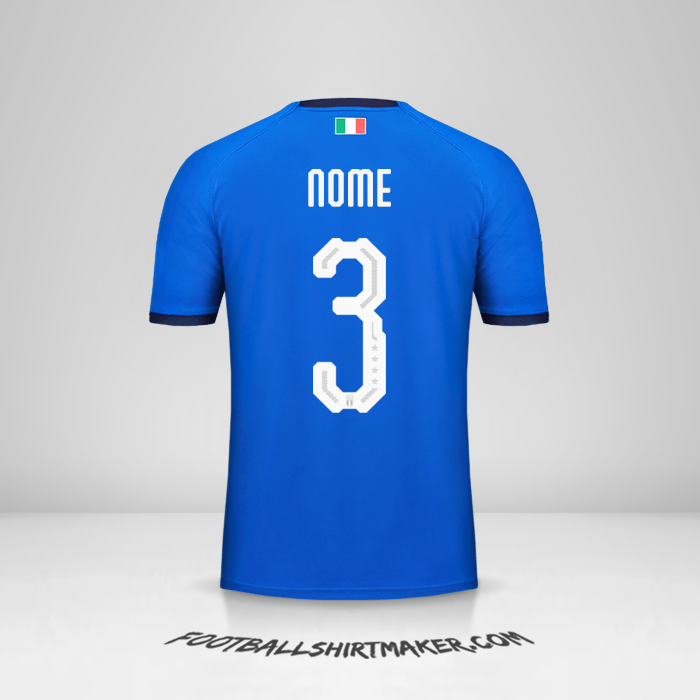 Maglia Italia 2018 -  nome - 3