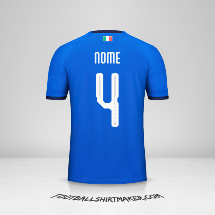 Camisola Itália 2018 -  nome - 4