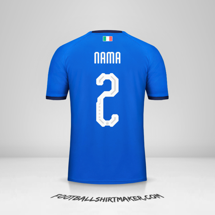 Jersey Italia 2018 -  nama - 2