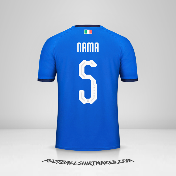 Jersey Italia 2018 -  nama - 5