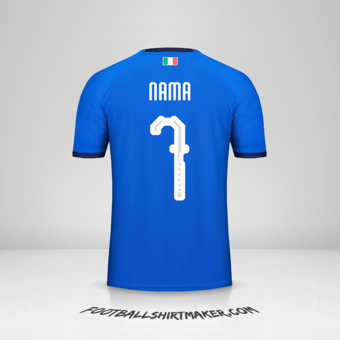 Jersey Italia 2018 -  nama - 7