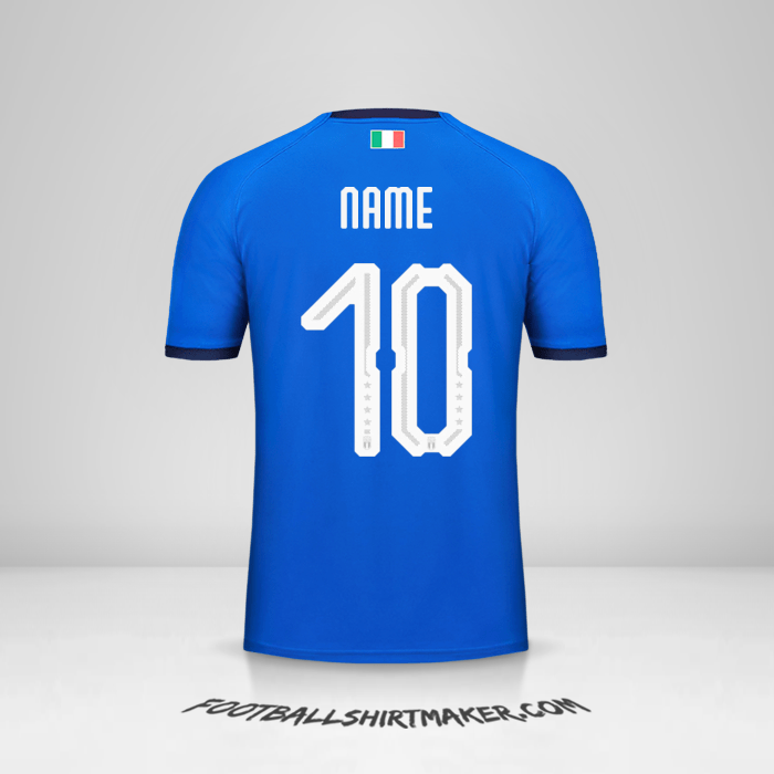 Trikot Italien 2018 -  name - 10