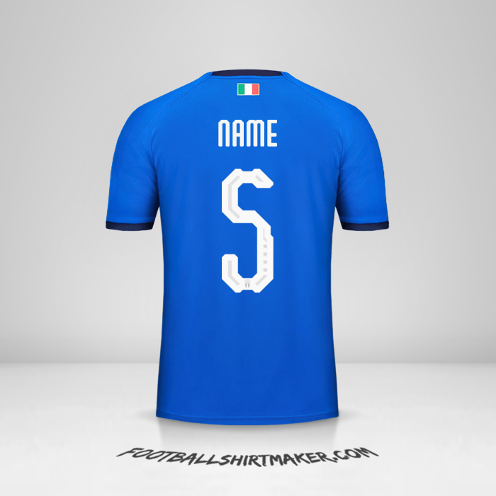 Shirt Italy 2018 -  name - 5