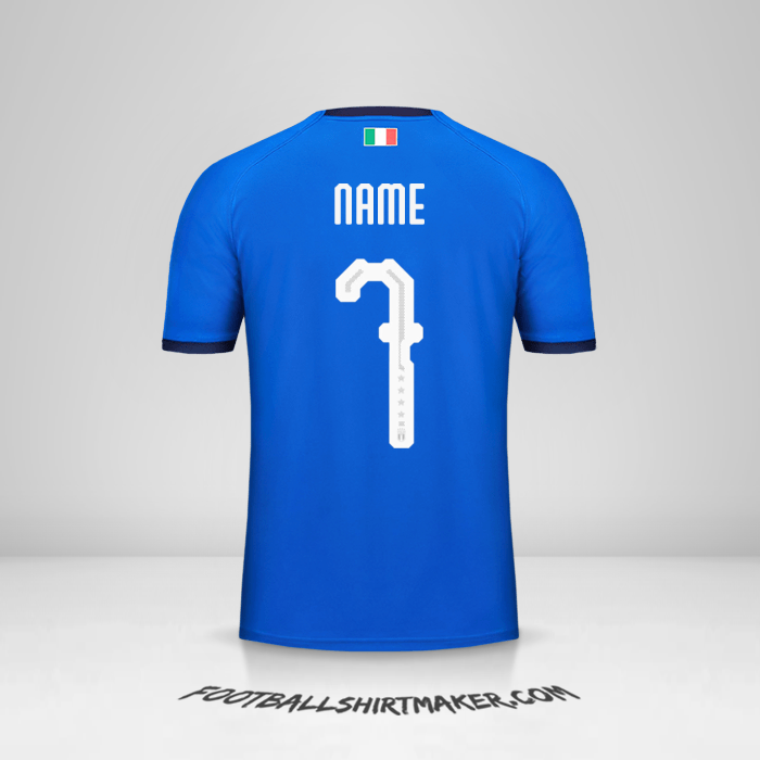 Shirt Italy 2018 -  name - 7