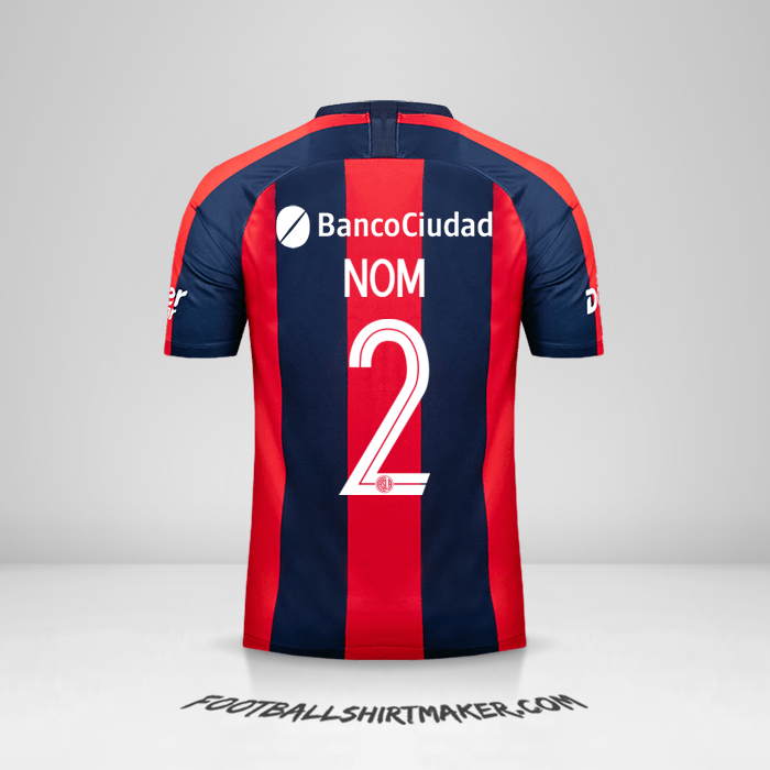 Maillot San Lorenzo Libertadores 2019 -  nom - 2