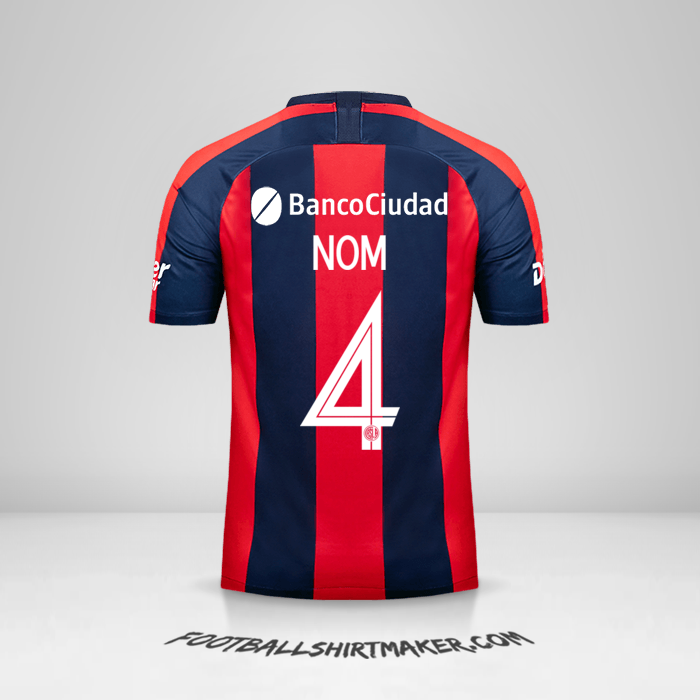 Maillot San Lorenzo Libertadores 2019 -  nom - 4