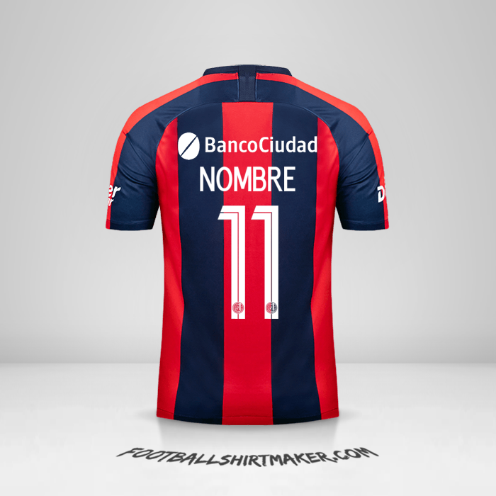 Camiseta San Lorenzo Libertadores 2019 -  nombre - 11