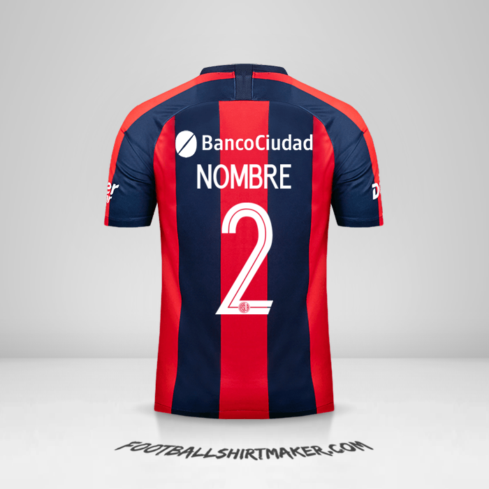 Jersey San Lorenzo Libertadores 2019 -  nombre - 2