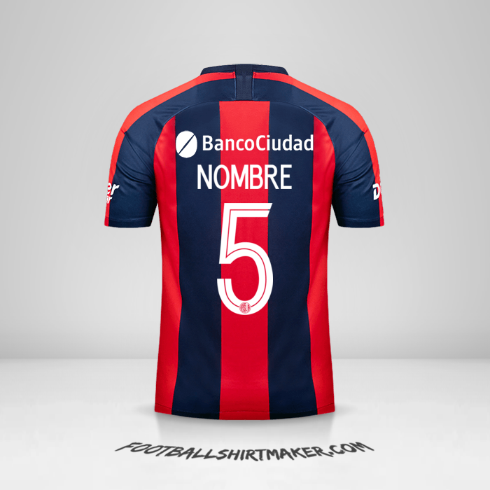 Jersey San Lorenzo Libertadores 2019 -  nombre - 5
