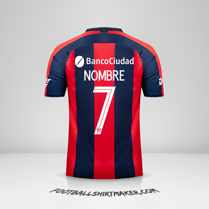 Jersey San Lorenzo Libertadores 2019 -  nombre - 7