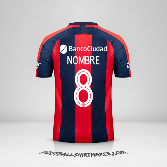 Jersey San Lorenzo Libertadores 2019 -  nombre - 8