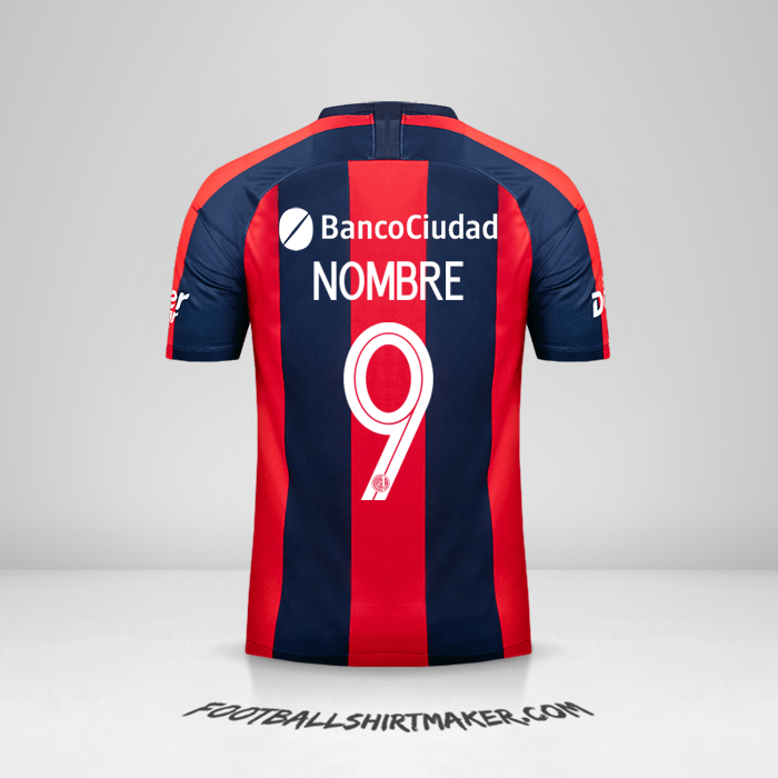 Camiseta San Lorenzo Libertadores 2019 -  nombre - 9