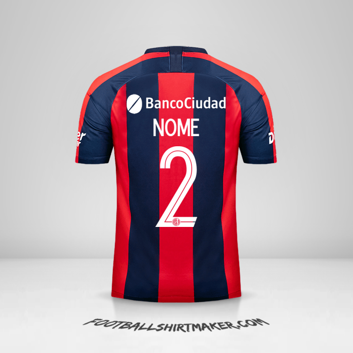 Maglia San Lorenzo Libertadores 2019 -  nome - 2