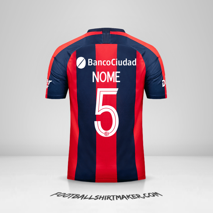 Camisa San Lorenzo Libertadores 2019 -  nome - 5