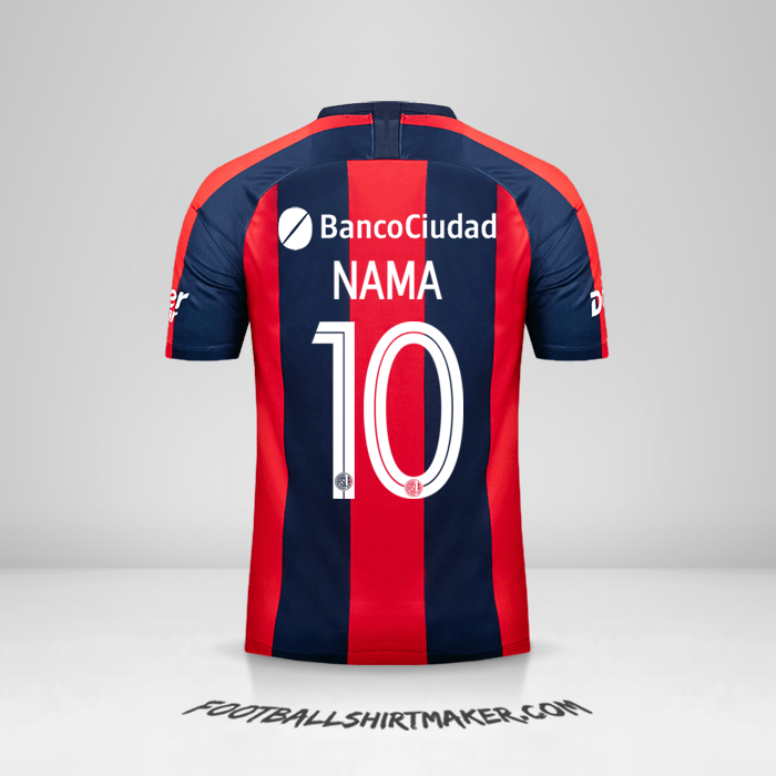 Jersey San Lorenzo Libertadores 2019 -  nama - 10