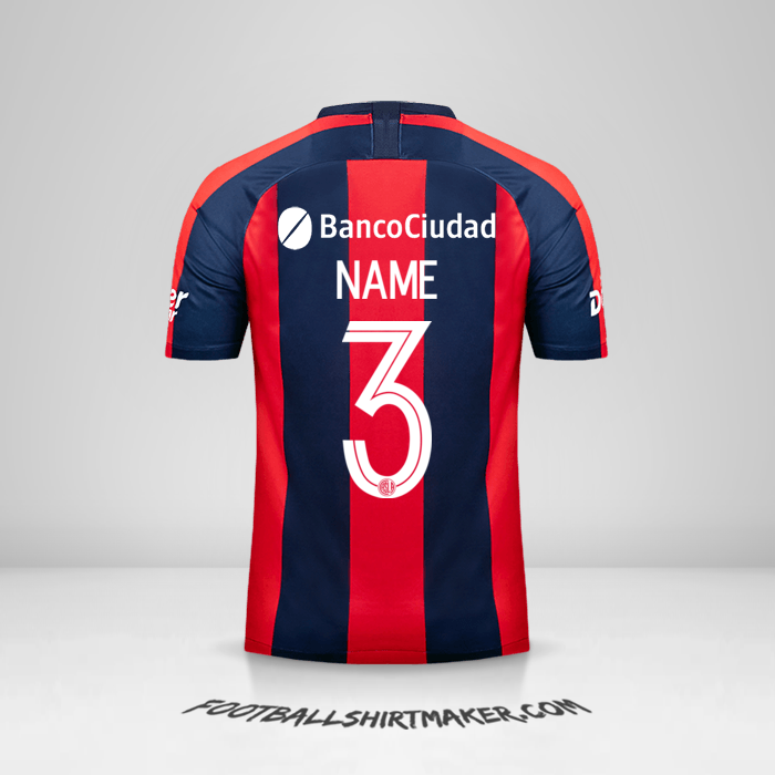 Jersey San Lorenzo Libertadores 2019 -  name - 3