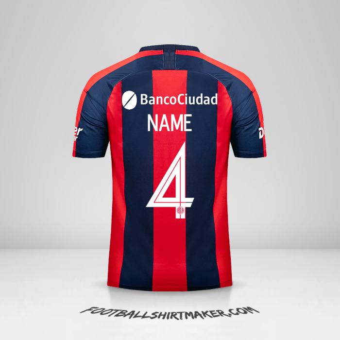 Jersey San Lorenzo Libertadores 2019 -  name - 4