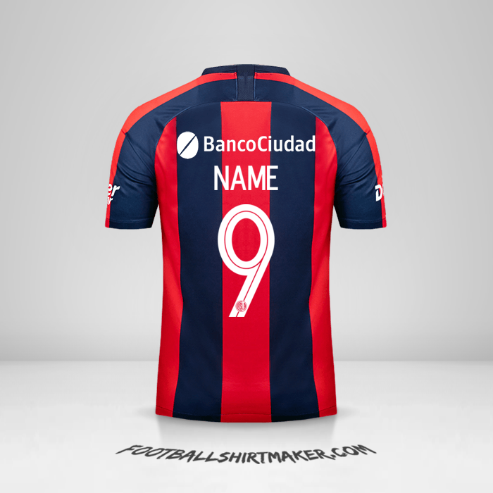 Jersey San Lorenzo Libertadores 2019 -  name - 9