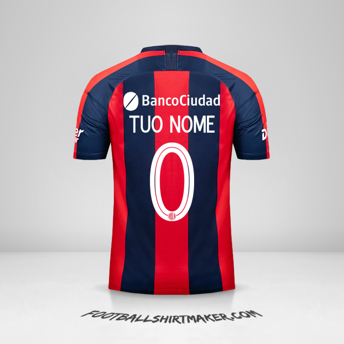 Maglia San Lorenzo Libertadores 2019 -  tuo nome - 0