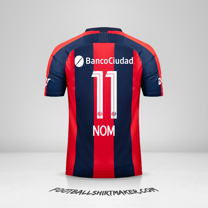 Maillot San Lorenzo 2019 -  nom - 11