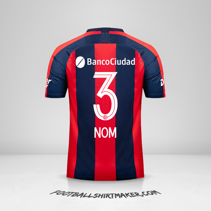 Maillot San Lorenzo 2019 -  nom - 3