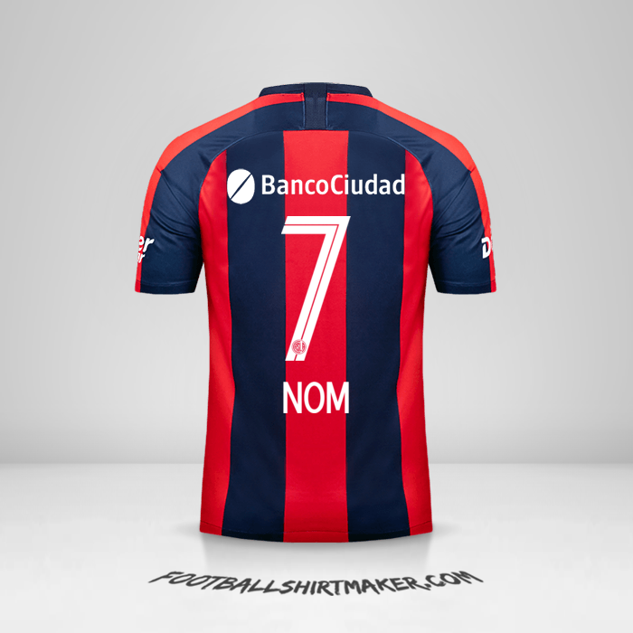 Maillot San Lorenzo 2019 -  nom - 7