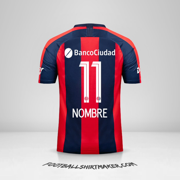 Camiseta San Lorenzo 2019 -  nombre - 11
