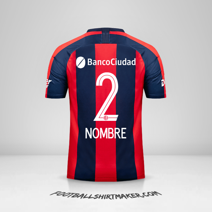 Jersey San Lorenzo 2019 -  nombre - 2