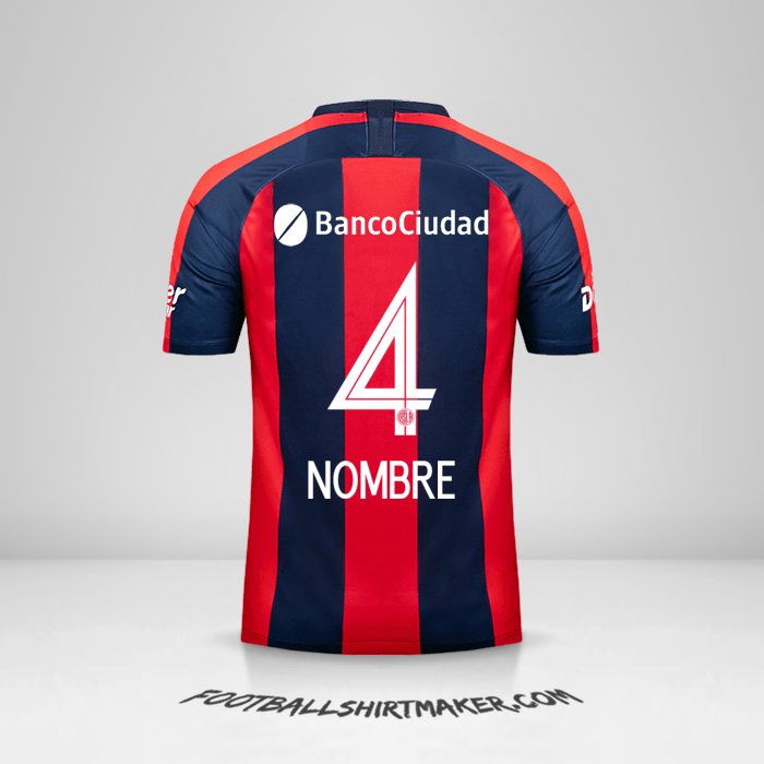 Jersey San Lorenzo 2019 -  nombre - 4