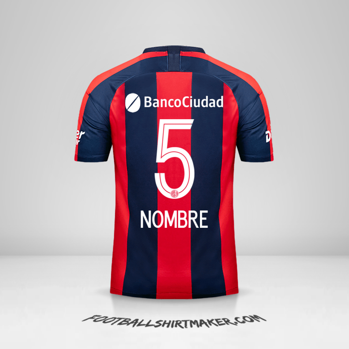 Jersey San Lorenzo 2019 -  nombre - 5