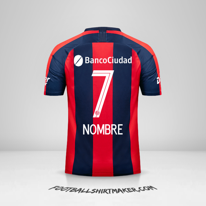 Camiseta San Lorenzo 2019 -  nombre - 7
