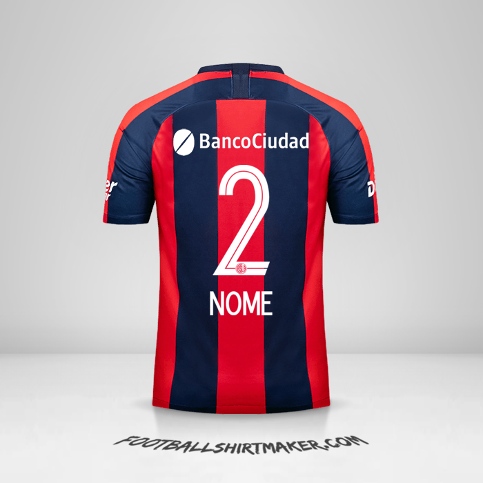 Camisa San Lorenzo 2019 -  nome - 2