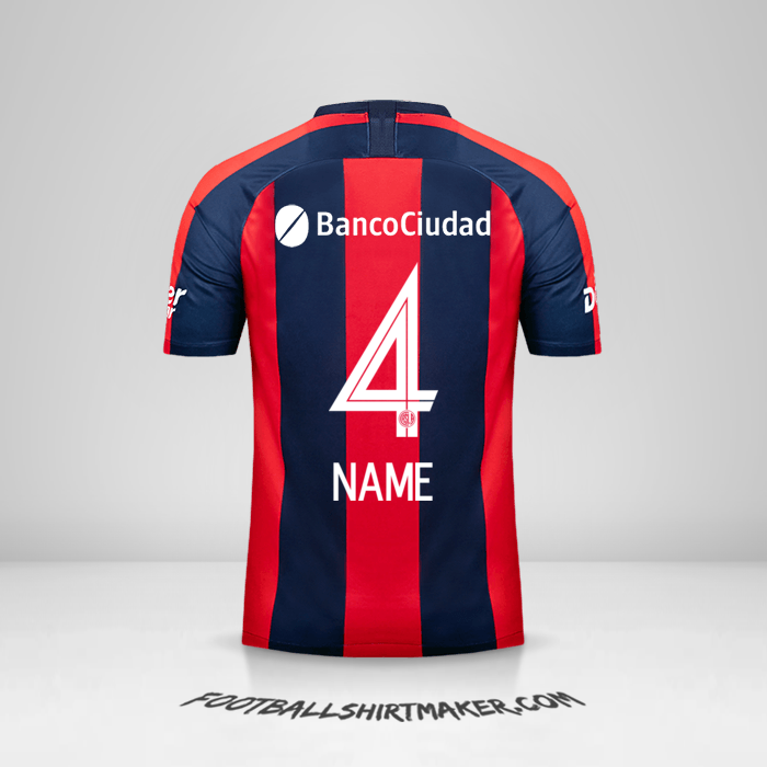 Jersey San Lorenzo 2019 -  name - 4