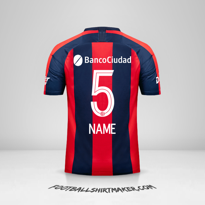Jersey San Lorenzo 2019 -  name - 5