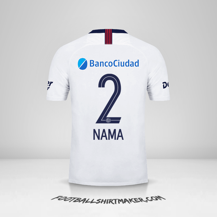 Jersey San Lorenzo 2019 Alternatif -  nama - 2