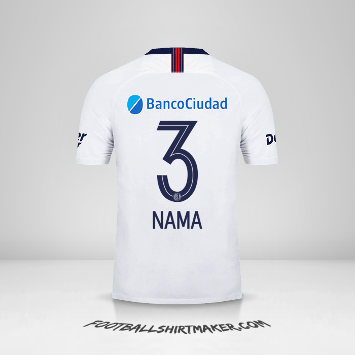 Jersey San Lorenzo 2019 Alternatif -  nama - 3